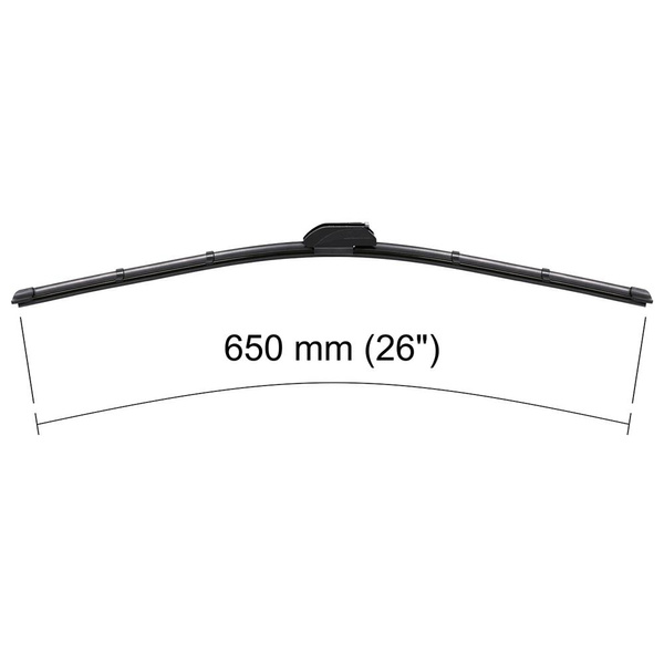 Vorderer Scheibenwischer für Peugeot 107 Hatchback (06.2005-12.2014) Flach