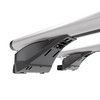 Aluminium-Dachträger für Audi A4 B9 (2016-2024) - silbern Dachträger Dachgepäckträger - integrierte Relinge