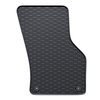 Gummifußmatten Auto für Seat Leon IV (2020-....) - schwarz Gummimatten Gummi Fußmatten