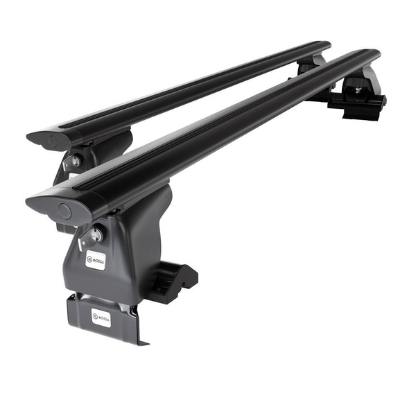 Aluminium-Dachträger für Nissan Juke mk I (F15) (2010-2019) - schwarz Dachträger Dachgepäckträger - ohne Montagelemente