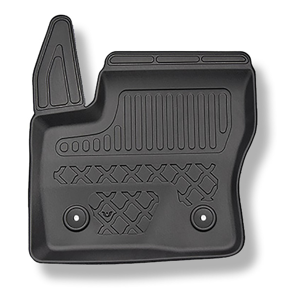 TPE Fußmatten Auto für Ford Tourneo Connect II Van (01.2014-2022) - schwarz Automatten Autoteppiche - 5 oder 7 Sitze; ohne dritte Sitzreihe