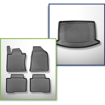 Set Kofferraumschale und angepasste Autoteppiche TPE für: Ssangyong Korando IV C