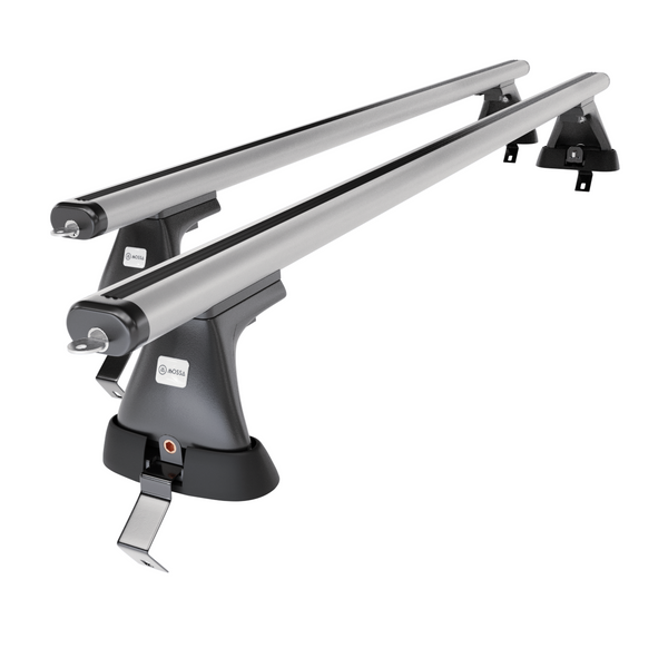 Aluminium-Dachträger für Ford Focus C-Max (2011-2019) - silbern Dachträger Dachgepäckträger - ohne Montagelemente