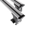 Aluminium-Dachträger für Ssangyong Rexton mk I (2002-2007) - silbern Dachträger Dachgepäckträger - ohne Montagelemente