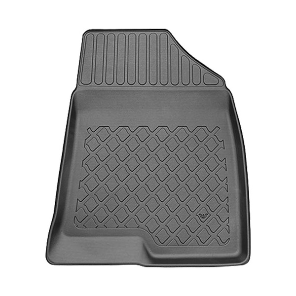 Set Kofferraumschale und angepasste Autoteppiche TPE für: Hyundai Kona II SUV (04.2023-....) - oberer Kofferraum (für Multiboden);beweglicher Boden in höchster Stellung;mit und ohne Subwoofer;nicht für die elektrische Version;auch mit Hybridantrieb