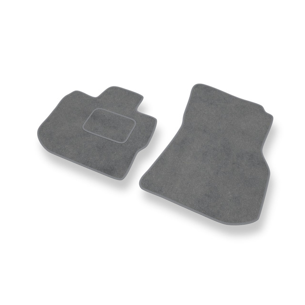 Fußmatten Auto für BMW X3 SAV (2018-2024) - Premium Velours graue Automatten Autoteppiche