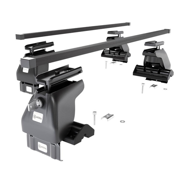 Stahl-Dachträger für Toyota Yaris mk I (2004-2005) - schwarz Dachträger Dachgepäckträger - ohne Montagelemente