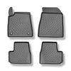 TPE Fußmatten Auto für Citroen C3 IV Hatchback (04.2024-....) - schwarz Automatten Autoteppiche - nicht für die elektrische und Hybrid Version