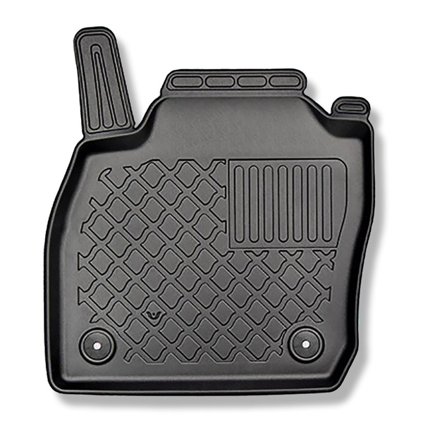 TPE Fußmatten Auto für Volkswagen T-Cross Crossover (04.2019-....) - schwarz Automatten Autoteppiche