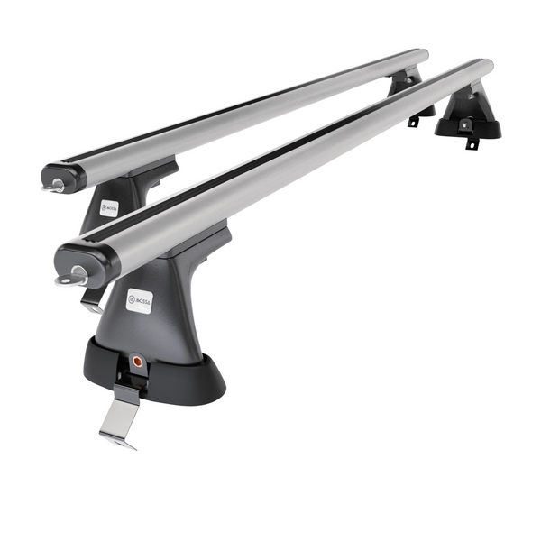 Aluminium-Dachträger für Skoda Fabia mk III (2015-2021) - silbern Dachträger Dachgepäckträger - ohne Montagelemente