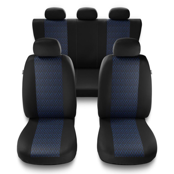 Universal Sitzbezüge Auto für Peugeot 307 I, II (2001-2012) - Autositzbezüge Schonbezüge für Autositze - PF-BL