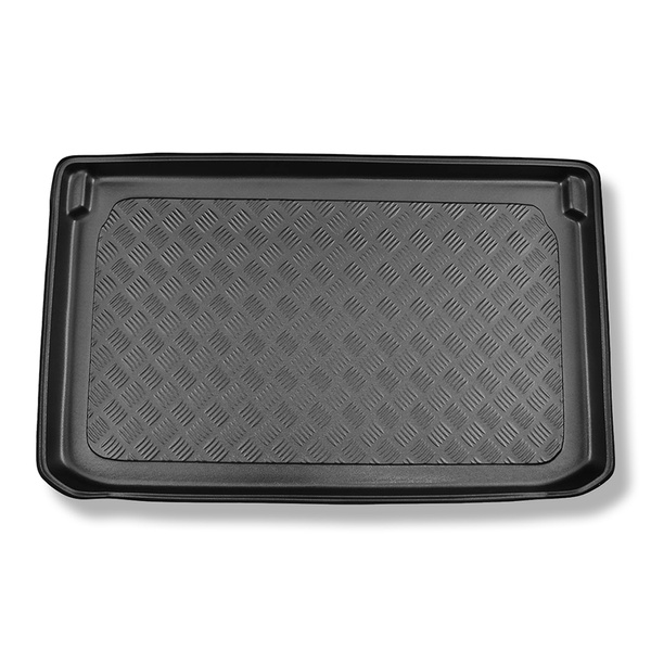 Kofferraumwanne für Opel Corsa D, E Hatchback (2006-05.2019) - Kofferraummatte rutschfest Schutzmatte - Ladeboden oben (gerade Ladefläche)