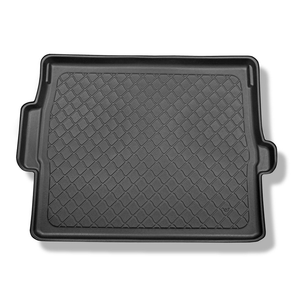 Kofferraumwanne für Peugeot 3008 II SUV (11.2016-....) - Kofferraummatte rutschfest Schutzmatte - Ladeboden oben (gerade Ladefläche); Varioboden im hoechsten Ebene; nicht fuer Hybrid