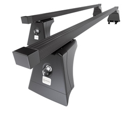 Stahl-Dachträger für Opel Signum (2003-2008) - schwarz Dachträger Dachgepäckträger - Montagepunkte