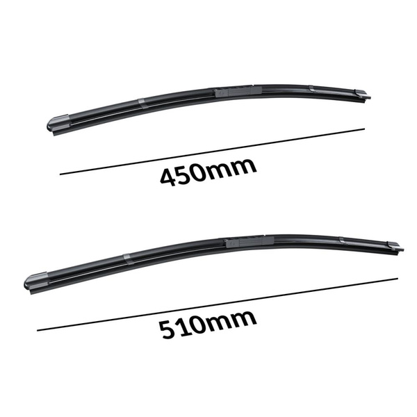 Vordere Scheibenwischer für Nissan Micra K11 Hatchback, Cabriolet (08.1992-10.2002) - Wischerblätter Flach