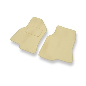 Fußmatten Auto für Chevrolet Captiva I SUV (2006-2011) - Premium Velours beige A