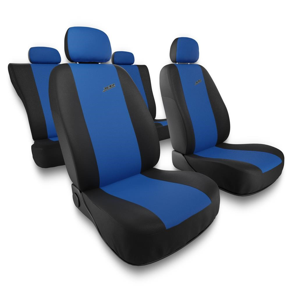Universal Sitzbezüge Auto für Ford Edge I, II (2007-2020) - Autositzbezüge  Schonbezüge für Autositze - X.R-BL blau