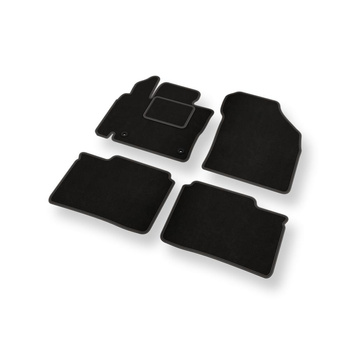 Fußmatten Auto für Suzuki Ignis III Crossover (2017-....) - Premium Velours schw