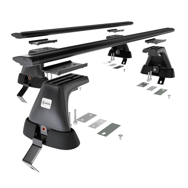 Aluminium-Dachträger für Ford Focus C-Max (2011-2019) - schwarz Dachträger Dachgepäckträger - ohne Montagelemente