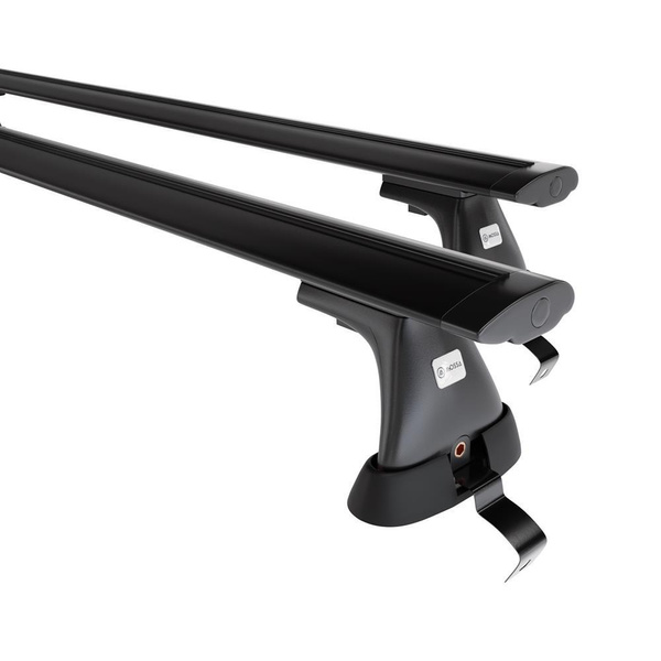 Aluminium-Dachträger für Volkswagen Passat B7 (2010-2014) - schwarz Dachträger Dachgepäckträger - ohne Montagelemente