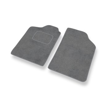 Fußmatten Auto für Renault Clio I Hatchback (1990-1998) - Premium Velours graue 