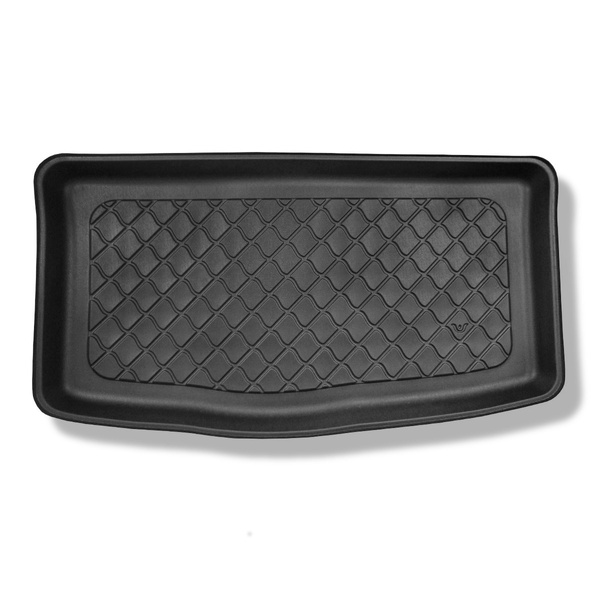 Kofferraumwanne für Kia Picanto III Hatchback (04.2017-....) - Kofferraummatte rutschfest Schutzmatte - untere Ladefläche; Modelle ohne Varioboden