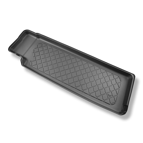 Set Kofferraumschale und angepasste Autoteppiche TPE für: Tesla Model X SUV (01.2021-....) - 6 Sitze;2. Reihe;hinter der dritten Sitzreihe