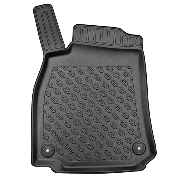 TPE Fußmatten Auto für Audi A6 C8 Avant, Limousine (09.2018-....) - schwarz Automatten Autoteppiche - auch für die Quattro-Version