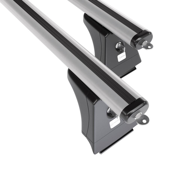 Aluminium-Dachträger für Volvo XC60 (2008-2017) - silbern Dachträger Dachgepäckträger - integrierte Relinge