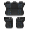 Universal Sitzbezüge Auto für Volkswagen Golf III, IV, V, VI, VII, VIII (1991-....) - Autositzbezüge Schonbezüge für Autositze - UNE-BL