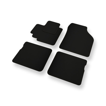 Fußmatten Auto für Suzuki Celerio Hatchback (2015-2019) - schwarze Automatten Au