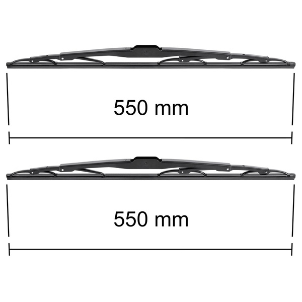 Vordere Scheibenwischer für Peugeot Partner I Van (07.1996-10.2011) - Wischerblätter Standard