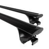 Aluminium-Dachträger für Volkswagen Touran III MPV (2015-....) - Reling - schwarz Dachträger Dachgepäckträger