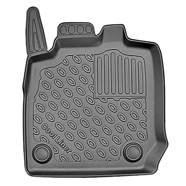 TPE Fußmatten Auto für Isuzu D-Max Pick-Up (01.2021-....) - schwarz Automatten Autoteppiche