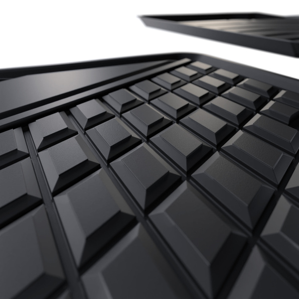 TPE Fußmatten Auto für OMODA 5 Crossover (2024-....) - schwarz Automatten Autoteppiche