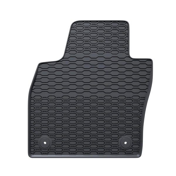 Gummifußmatten Auto für Volkswagen T-Cross SUV (2018-....) - Gummimatten Gummi Fußmatten - schwarz - 4 Stk.