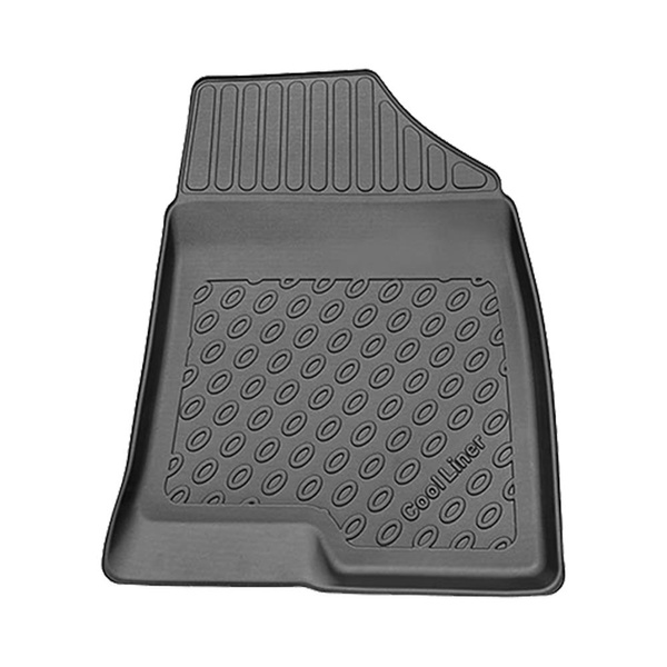 Set Kofferraumschale und angepasste Autoteppiche TPE für: Hyundai Kona II SUV (04.2023-....) - oberer Kofferraum (für Multiboden);beweglicher Boden in höchster Stellung;mit und ohne Subwoofer;nicht für die elektrische Version;auch mit Hybridantrieb