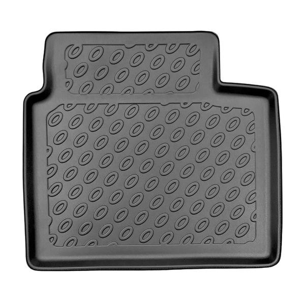 Set Kofferraumschale und angepasste Autoteppiche TPE PREMIUM für: Ford Focus IV Hatchback (09.2018-....) - vertiefte Ladeflaeche; mit Not-Reserverad; auch mit Hybridantrieb