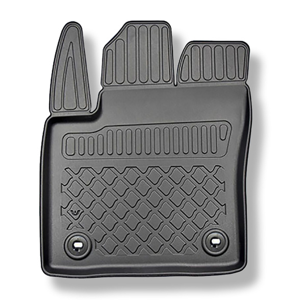 Set Kofferraumschale und angepasste Autoteppiche TPE für: Toyota C-HR SUV (01.2017-12.2023) - mit / ohne Subwoofer; rechter Rand abschneidbar; auch für Hybriden; nicht fuer 2.0 Hybrid Dynamic Force