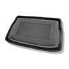 Kofferraumwanne für Chrysler Grand Voyager IV Stow'n Go MPV (04.2001-2007) - Kofferraummatte rutschfest Schutzmatte - 7 Sitze - 3. Reihe aufgestellt (für Lücke unter 3. Sitzreihe)
