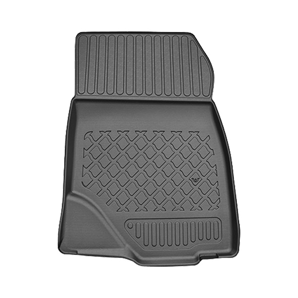 TPE Fußmatten Auto für Opel Grandland II Hybrid (mild hybrid) SUV (10.2024-....) - schwarz Automatten Autoteppiche - ohne dritte Sitzreihe