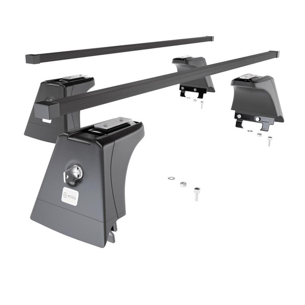 Stahl-Dachträger für Opel Astra J mk IV (2009-2015) - schwarz Dachträger Dachgepäckträger - Montagepunkte