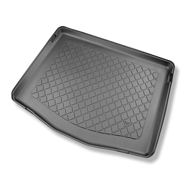 Set Kofferraumschale und angepasste Autoteppiche TPE für: Ford Mustang Mach-E SUV (05.2021-....) - oberer Kofferraum (für Multiboden);beweglicher Boden in höchster Stellung