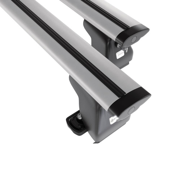 Aluminium-Dachträger für Renault Captur I (2013-2019) - silbern Dachträger Dachgepäckträger - ohne Montagelemente