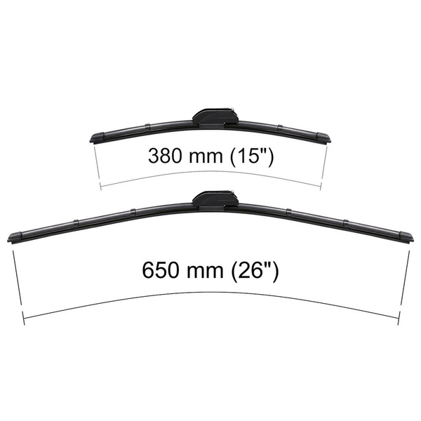 Vordere Scheibenwischer für Toyota Prius+ MPV (03.2012-2016) - Wischerblätter Flach
