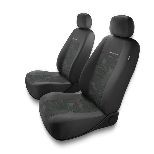 Universal Sitzbezüge Auto für Peugeot 508 I, II (2011-....) – Vordersitze Autositzbezüge Schonbezüge – 2UNE-GR