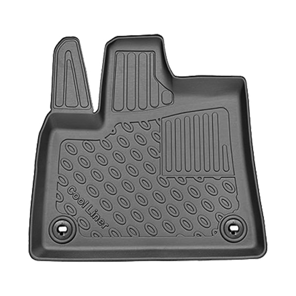 TPE Fußmatten Auto für Toyota Proace City Verso (electric) Van (2023-....) - schwarz Automatten Autoteppiche