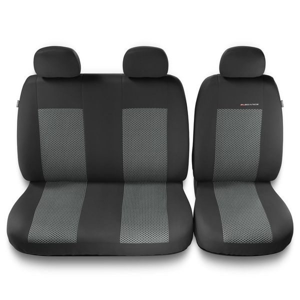 Universal Sitzbezüge Auto für Volkswagen Transporter III, IV, V, VI, VII (1996-....) – Vordersitze Autositzbezüge Schonbezüge – BE-2