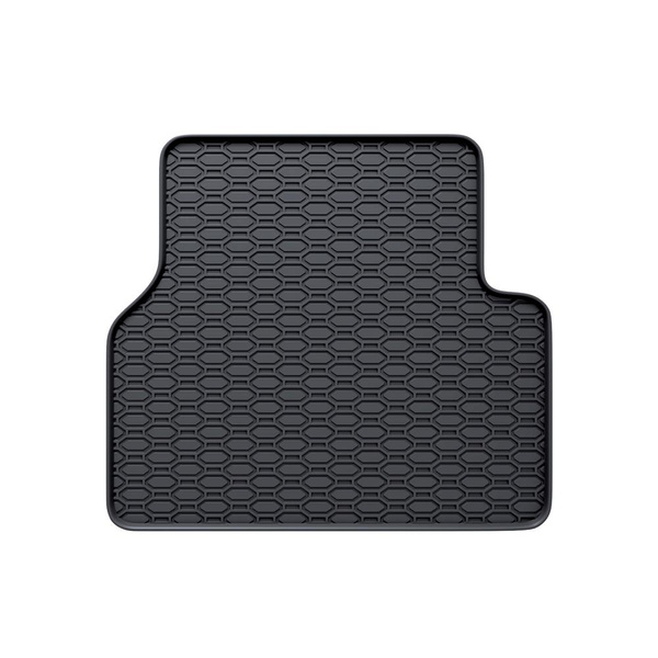 Gummifußmatten Auto für Volkswagen Tiguan I SUV (2007-2015) - Gummimatten Gummi Fußmatten - schwarz - 4 Stk.