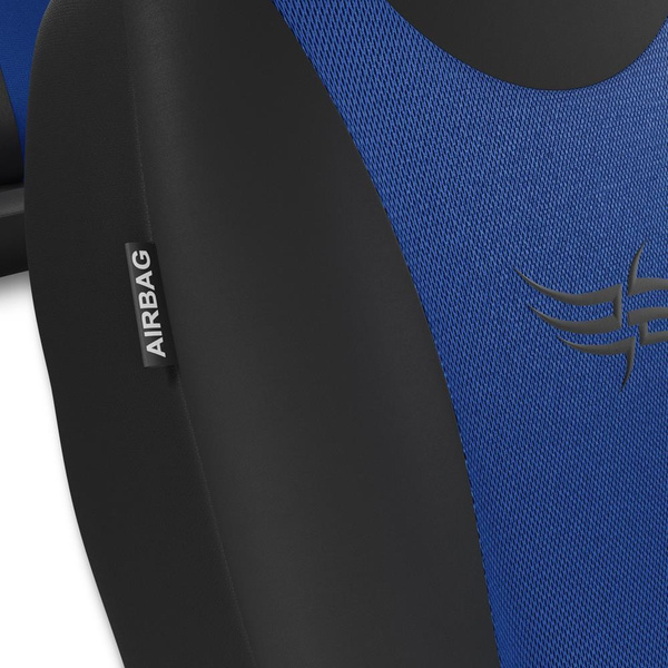 Universal Sitzbezüge Auto für Skoda Superb I, II, III, IV (2001-....) - Autositzbezüge Schonbezüge für Autositze - TR-BL